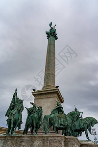 匈牙利布达佩斯英雄广场匈牙图片