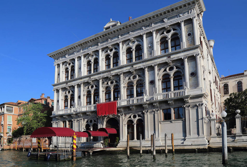 意大利威尼斯大运河历史旅馆图片