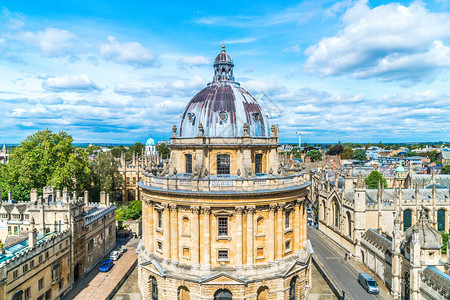 所有灵魂之日联合王国牛津大学Radcliffe相机和所有灵魂学院背景