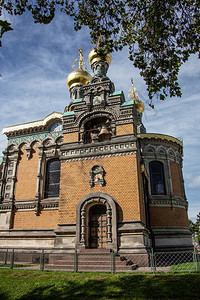 俄罗斯教堂与达姆施图片