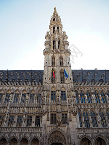 比利时比利时的城镇广场图片