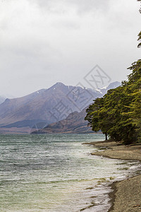 马沃拉湖的景色南岛新西兰图片