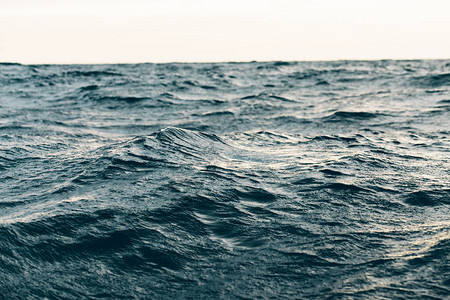 深蓝色海水背景黑海自然背景背景图片