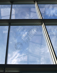 抽象的玻璃窗口结构图片