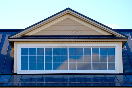 房子屋顶天窗口住宅家门面图片