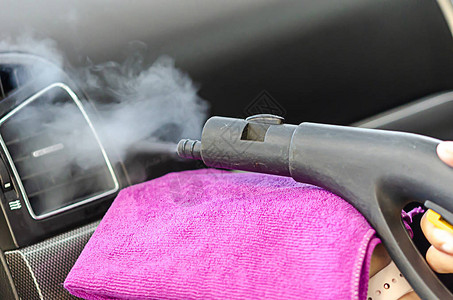 气管清洁车辆消毒过程中的蒸气热消毒对图片