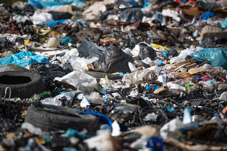 垃圾中的污染概念垃圾堆垃圾堆或垃圾填埋场家庭垃图片
