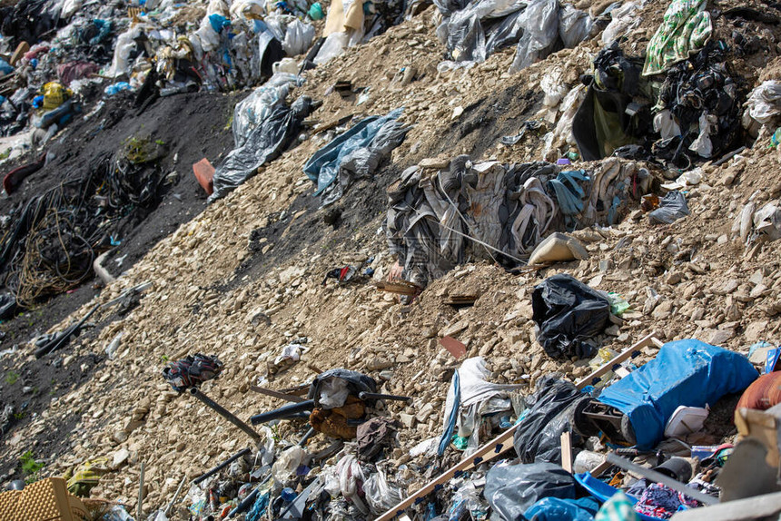 垃圾中的污染概念垃圾堆垃圾堆或垃圾填埋场垃图片
