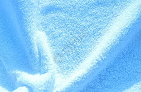 蓝色蓬松特里毛巾图片