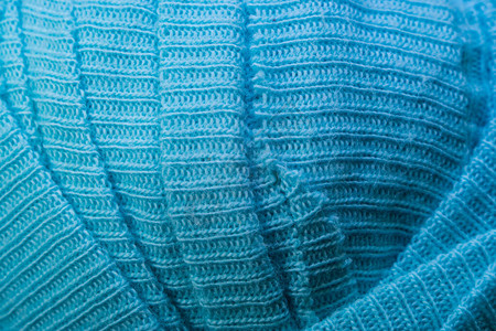 紧闭的蓝色素质纤维合成纤维上背景图片