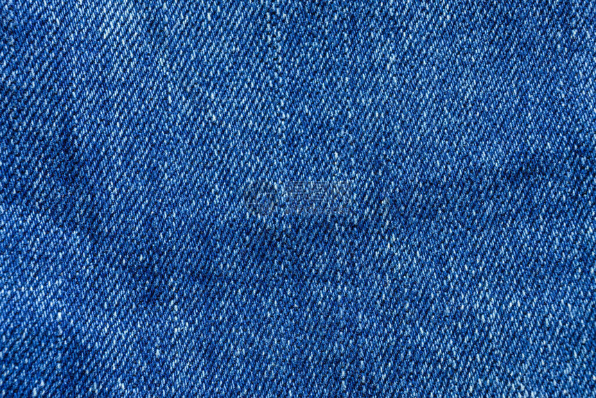 蓝色牛仔裤面料纹理背景图片
