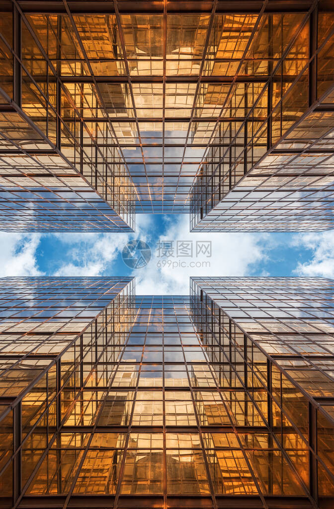 现代建筑的抽象背景图示模式B图片