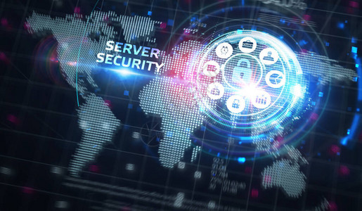 网络安全数据保护商业技术隐私概念Server安保问题图片