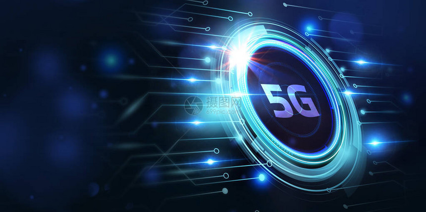 5G网络高速移动互联网新一代网络的概念商业现代技术互联图片