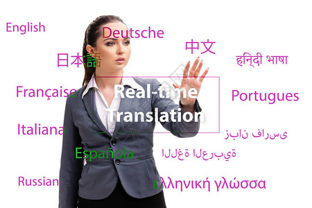 口译员外语在线翻译概念从外语背景