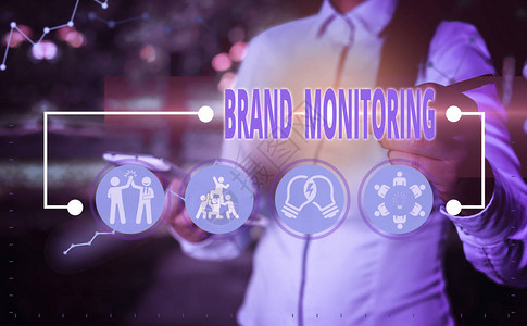 BrandMonitoring展示品牌监测的书写说明背景图片