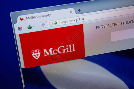 McGill网站主页背景图片