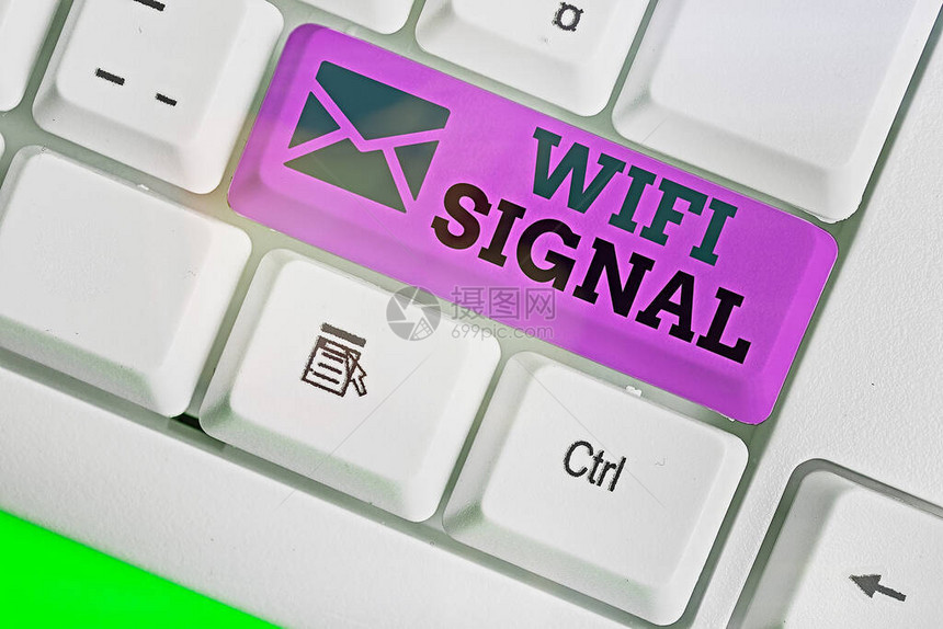 Wifi信号商业摄影展提供无线高速互联网和络连接info图片