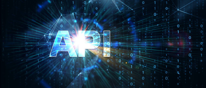 API应用程序设计接口软件开发工具商业现代技术互联网和联网概念背景图片