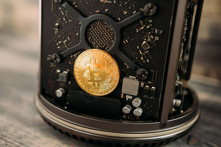 Bittcoin金币在图片