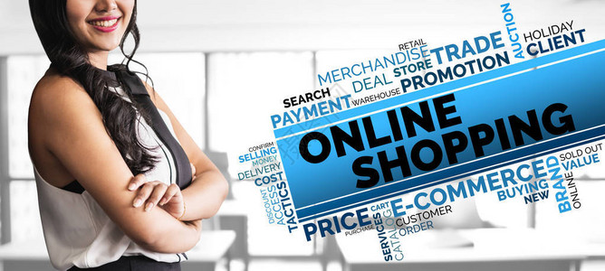 网上购物和互联网货币支付交易技术图片