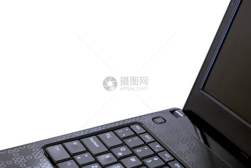黑笔记本电脑键盘关闭移动便图片