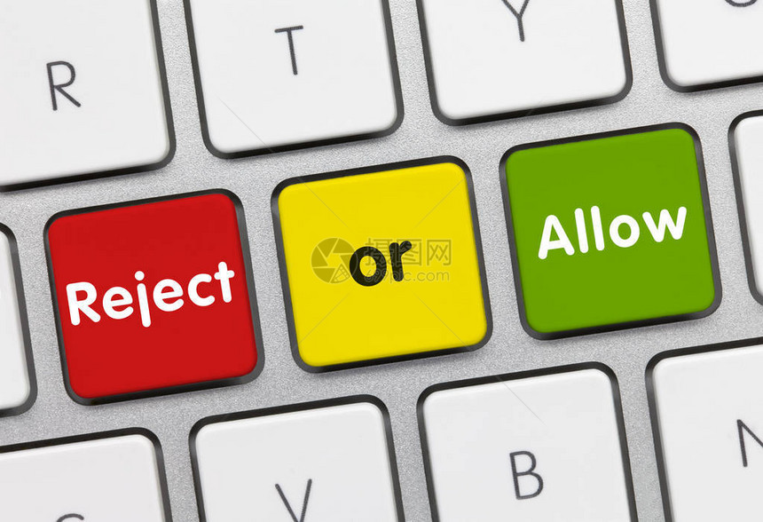 拒绝或允许在金属键盘的红黄绿色键上写入图片