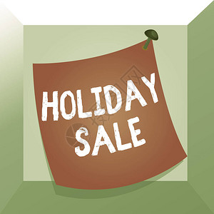 概念意指在节庆季节或假日Curved提醒文件期间商店价格的降价图片