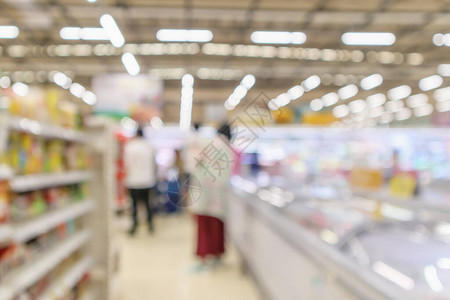 超市杂货店内含bokeh光线的模图片