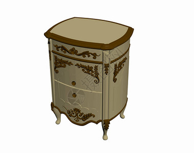 作为乡村家具的古代五斗柜背景图片