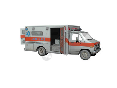 有医疗设备的救护车图片
