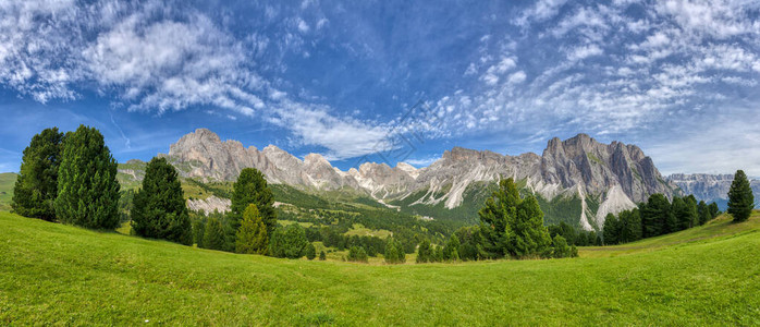 PuezOdle群体和Dolomite人花园谷地Stev图片