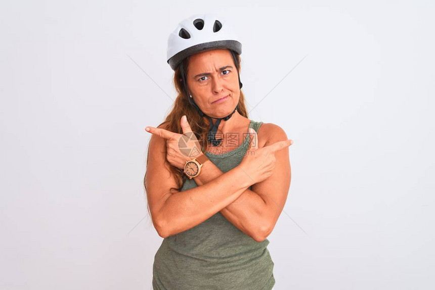 中年成熟骑自行车的女图片