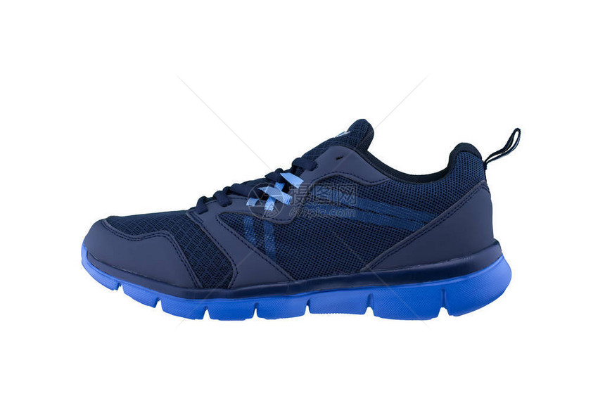黑色和蓝色运动鞋白色图片