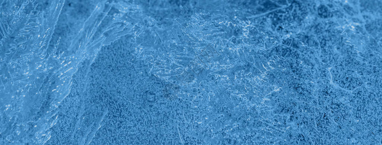 瓦片潘通冰结构的抽象背景宏观经典蓝色2插画