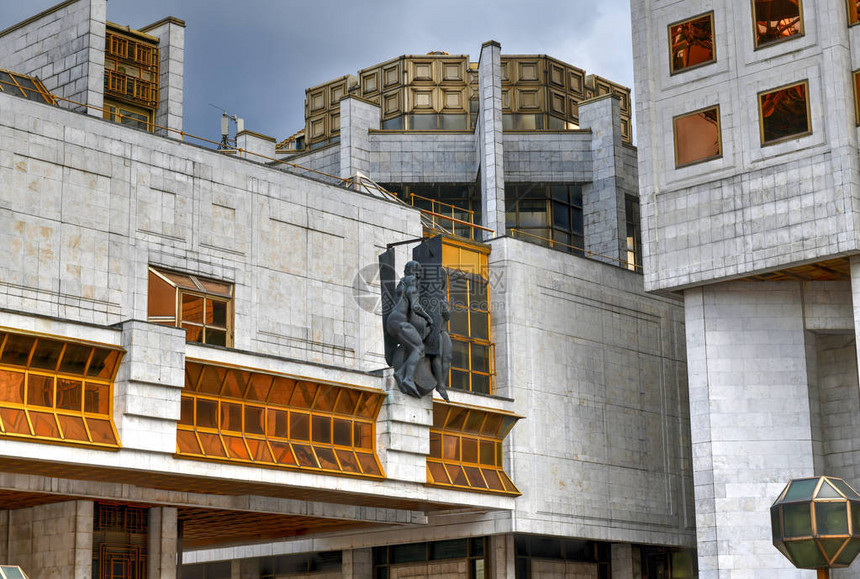 俄罗斯科学院主席团在俄罗斯莫科的大楼图片