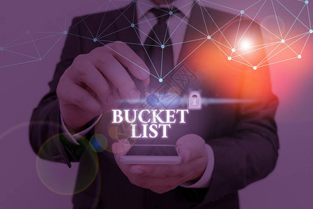 BucketList概念意指一个演示想做或完成的事物清单图片