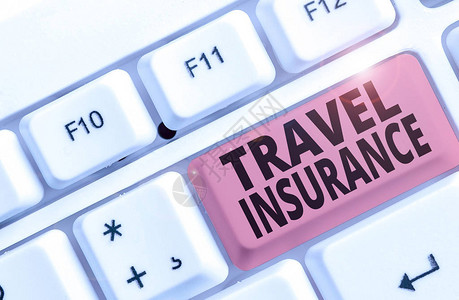 概念手写显示旅行保险概念意义涵盖与旅行相关图片