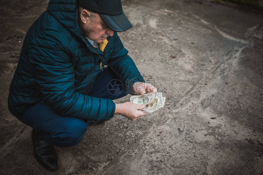 贫穷缺乏资金危机和金图片