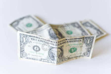 成堆的钞票一大笔美国货币钞票美背景图片