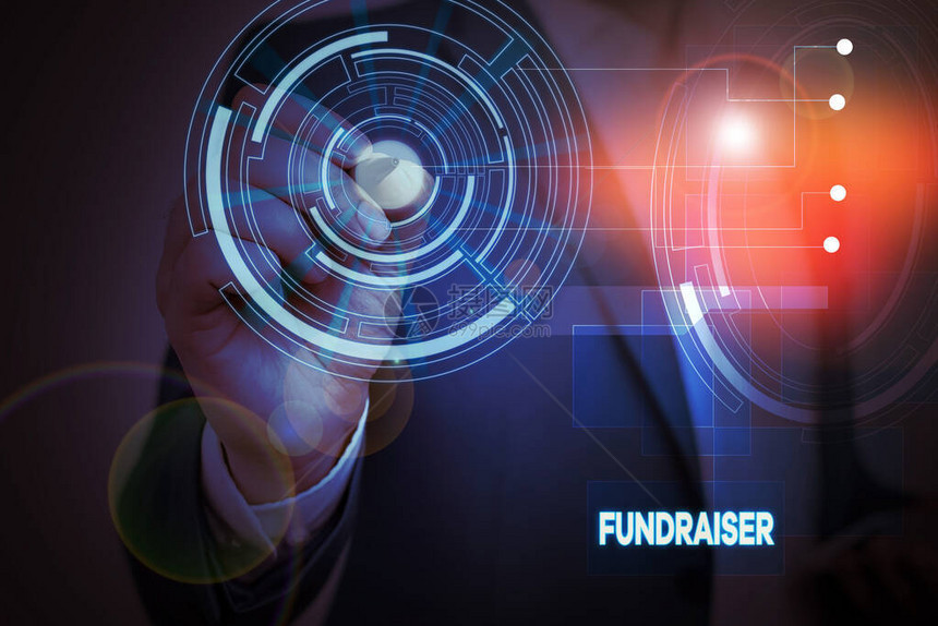 概念手写显示筹款活动概念意义表明谁的工作或任务是为慈善事业寻求财政支持男装正展示图片