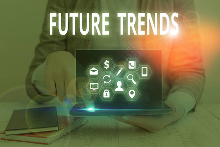 文字书写文本未来趋势展示影响技术客户和业务的预图片