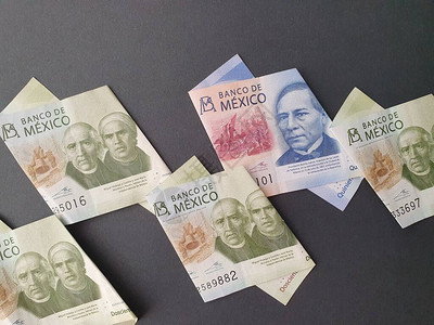 200墨西哥比索钞票中的墨西哥5图片