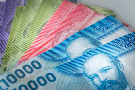 智利货币比索各种钞图片