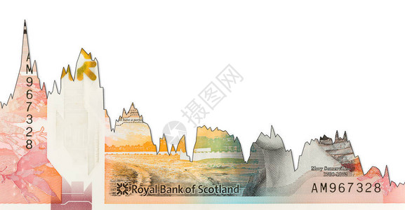 苏格兰皇家银行发的Sterling纸币图片