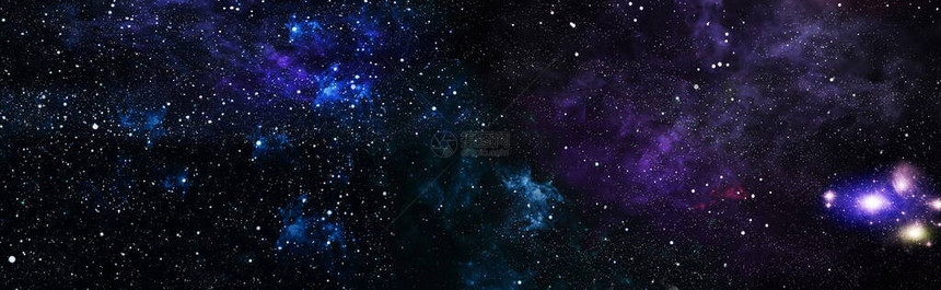 满天星斗的外太空背景纹理多彩的星空图片