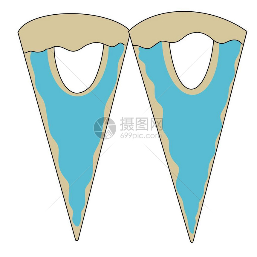 糖果字母插图隔离在白色背景上图片