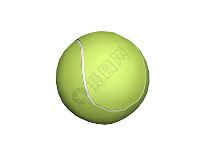 网球拍与运动中的球图片