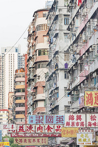 在香港的旧住宅楼香港面积1104平方公里图片