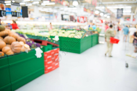 蔬菜区市场商店和内地超市图片